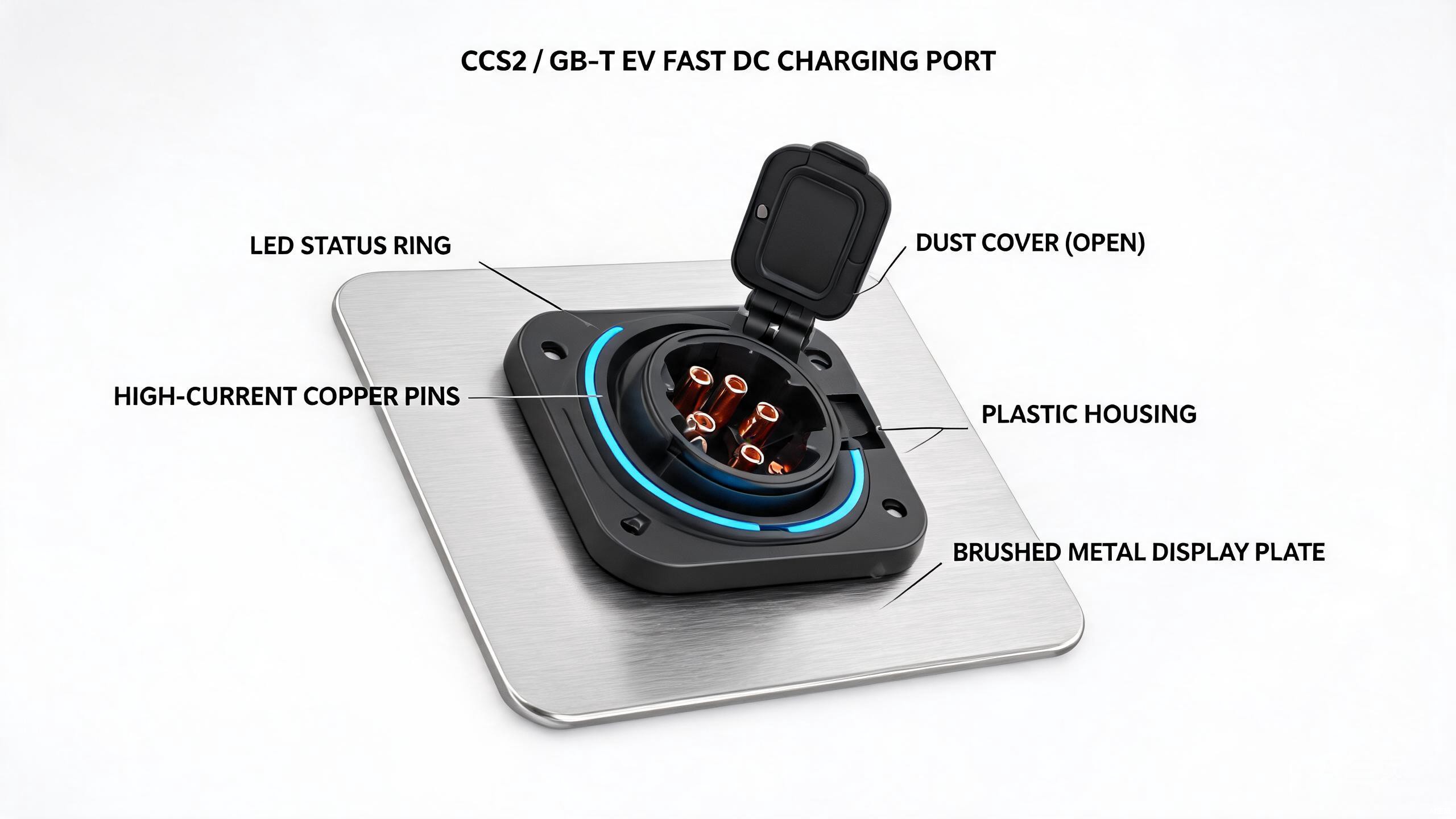 DC Fast Charging Port Socket